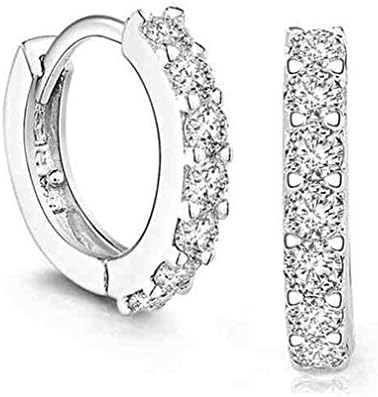 Numeis Women's Retro Diamond Earrings 925 Sterling Silver