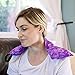 Hot Pockets - 3Pockets - Microwave Heat Pack & Freezer Cold Pack- Hot And Cold Therapy (Purple Flowers)