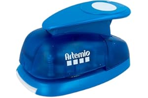 Artemio VIHCP324 Perforatrice à Levier Géante Ovale Plastique Multicolore 11 x 7,5 x 18 cm