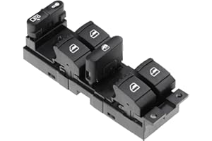 HZTWFC 1J4959857 Interruptor eléctrico de la ventana principal del lado del conductor 1J4 959 857 B 1J4 959 857D Para VW MK4 Bora Seat Skoda Octavia MK1 Fabia Toledo Superb