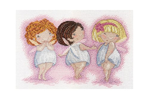 Preisvergleich Produktbild MP Studia Kreuzstich-Set Feen