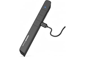 NORWII N75 Wireless Presentation Clickers Rechargeable 100M/330FT, Hyperlink Volume Presentation Clicker for Powerpoint Board Slide Advancer Clicker for Laptop (Green Light - N75)