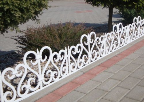 ZAUN RASENKANTE GARTENZAUN ZIERZAUN BEET 2,36 m - 5