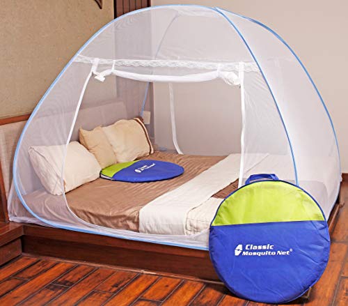 Classic Mosquito Net Foldable Flexible for Double Bed|King Size|Queen Size