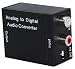 Rts™ Digital to Analog Audio Converter, Digital Coax and Optical Toslink to Analog Audio Converter Adapter--Changes Digital Coaxial or Optical SPDIF into Stereo 3.5mm Jack or L/R RCA Audio Output - 2 Year Warranty With Rts (Radhey Techno Services) RS.699.00