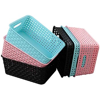12 Stück Mini Rattan Körbchen Aus Kunststoff – Handgewebt, Ideal Für Deko & Fotografie