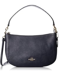 Coach bolsos con asas largas para compras mujer en piel nuevo blu