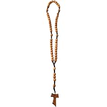 Scatola Con Rosario In Legno Di Ulivo Da Gerusalemme - Artigianato Dalla Terra Santa