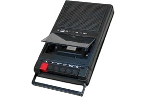 Yarryuter Multifunktionell Retro Bärbar Handhållen Bandspelare USB-Kassettspelare Kassettspelare Musikspelare Inbyggd Bluetoo