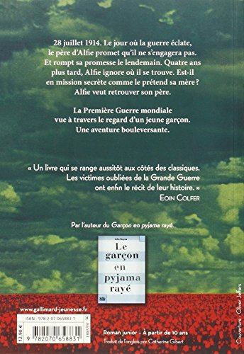 John Boyne Mon père est parti à la guerre texte pdf