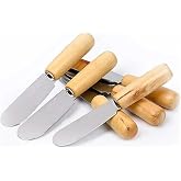 MyBru Terayağ Bal &Ccedil;ikolata Bı&ccedil;ağı, 6 Lı Ahşap Saplı Kahvaltı Spatulası
