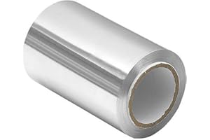 AOMHREK Silver Hair Extension Foil for Hairdresser, Aluminium Foil Hairdresser Set, Aluminium Foil for Hair Dyeing, Highlight Foil Accessories for Hairdressers, 10 m x 12 cm