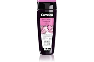 Enjuague para cabellos decolorados rubio gris color rosado de DELIA CAMELEO, presentación de 200 ml.