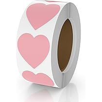 Adesivi A Cuore Rossi - Rotolo Autoadesivo 25mm Per Decorazioni Creative - Foto 11
