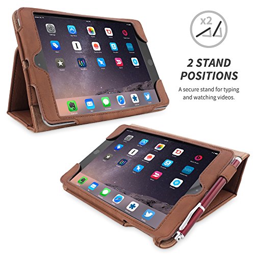 iPad Mini 4 Hülle (Braun), Snugg – Smart Case mit lebenslanger Garantie + Sleep / Wake Funktion - 2
