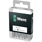 Wera U&ccedil; &Ccedil;eşitleri, 851/1 Z PH 2 DIY, PH 2 x 25 mm (Kutu Başına 10 U&ccedil;), 05072401001