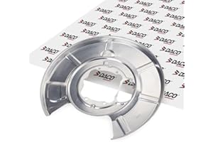 DACO GERMANY Ankerblech 610318 Hinten Links Aluminium