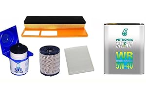 RICAMBI RUSSO KIT TAGLIANDO 1.3 MULTIJET CON 4 FILTRI MISTI + 4 LITRI SELENIA WR 5W40 (PURFLUX)