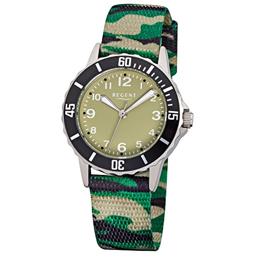 Kinderuhr Camouflage grn 12400234