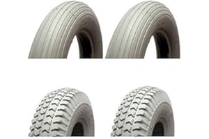 INOVA Mobility Scooter Tyres 300-4 260 x 85 - Full Set (4) - Mobility Scooter Pneumatic Tyres