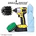 Produktbild Drillbrush Fliesen und Fugen Drill Pinsel Cordless Bad Strom Scrubber Kit schwarz grün