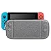 Produktbild MoKo Nintendo Switch Tasche, Harte Hülle Case Tragbare Harthülle Schlanke Trage-Reisehülle Aufbewahrungstasche Tragetasche mit 10 Spielkassetten für Nintendo Switch Konsole, Grau