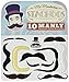 Produktbild Mr. Moustachio 's Stach 'oos, temporäre Schnurrbart Tattoos