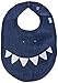 Pumpkin Patch Baby-Boys Dino Bib Neckerchief, Blue (Indigo Denim), One Size