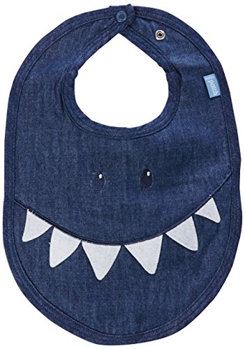 Pumpkin Patch Baby-Boys Dino Bib Neckerchief, Blue (Indigo Denim), One Size