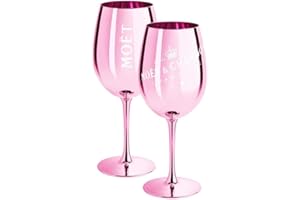 2 Moët & Chandon Ibiza Imperial - Copas de champán (edición limitada), color rosa