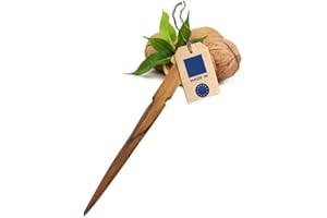 HOFMEISTER® Brieföffner aus geöltem Nussbaum-Holz, 20 cm, öffnet mit der Klinge alle Briefe sauber und schnell, hochwertiges Naturprodukt, handgefertigt in der EU