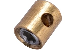 Easyboost Prisionero Cable Acelerador Gas Ø5x6mm Escañacables Abrazadera Acelerador para Carburador para Scooter 50cc Motocicleta Cortacéspedes (1 Pieza)