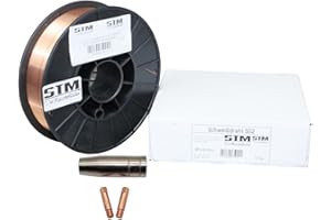 STM DER MEISTERLADEN SG2 Schweißdraht mit Schutzgas Rolle 5kg Durchmesser 0,8mm Schweißverfahren MIG/MAG Stahldraht