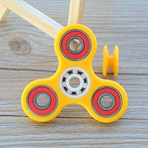 Sunnytech Tri-Spinner Fidget Plastic EDC Hand Spinner DIY Puzzels for Autism Anxiety Boredom HS01A (ceramic bearing) Yellow Sunnytech Tri-Spinner Fidget Plastic EDC Hand Spinner DIY Puzzels for Autism Anxiety Boredom HS01A (ceramic bearing) Yellow