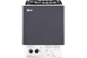 BTGGG Electric Sauna Heater Wet&Dry Sauna Stove Internal Control Built-in Sauna Stove Stainless Steel Sauna Room Heater, for Home, Hotel, Spa, 4.5KW