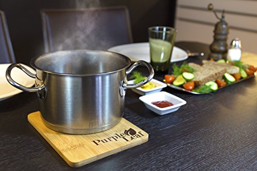 ♻ Bambus Schneidebrett-Set ♻ Frühstücksbrettchen, Schneidebrett, Untersetzer, 3-teilig, Schneidebrett Holz - 7