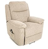 GFA The Oxford - Riser Recliner/Lift and Tilt Chair in choice of fabric colours (beige)