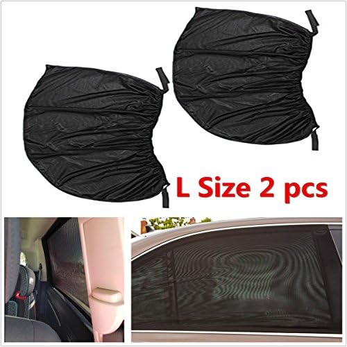 JTRAIL-2X Car Side Rear Window Sunshade Mesh Sun Visor Cover UV Protector Universal