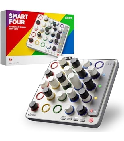 GiiKER Super Reversi - Gioco da tavolo LED Slim 8x8 | Gioco di strategia Reversi/Otello | Solo AI + 2 giocatori | 500 livelli di sfida | dai 6 anni in su