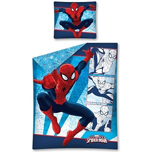 Marvel Set de Funda de Edredón Colcha Infantil de Spider-Man 200x140 DEKB106216