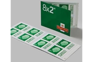 4REIGN 2nd Class Stamps King Charles Book of 8 x Second Class Stamps BARCODED Postage Stamps Royal Mail Stamps Post Office for Letters UK Postal Stamp 2nd Class Stamps UK Letter Stamps 2nd Class Standard