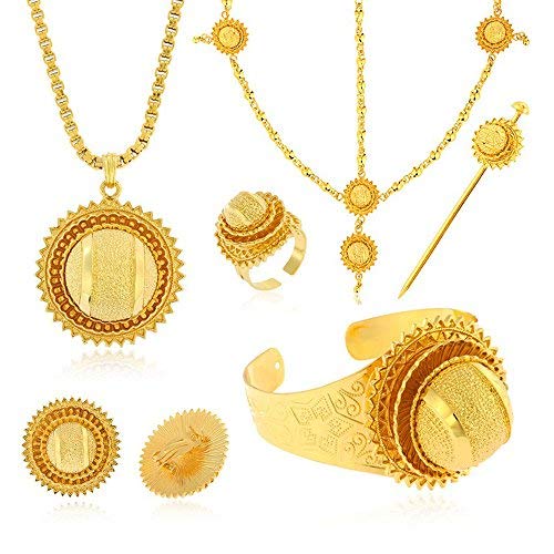 18K Gold Plated Bridal Created Gemstone Jewelry Sets Cucine e accessori da campeggio SaySure Accessori per cucina
