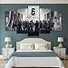 Produktbild BOYH HD gedruckt 5 Stücke Leinwand Malerei Tom Clancy's Rainbow Six Siege Poster Modern Wandkunst Wohnzimmer Wohnkultur,B,30×50×2+30×70×2+30×80×1