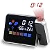 Produktbild Digital Projektion Taktgeber,Dewanxin LED Digital Wetterstation Farbdisplay Projektor Alarm Clock Wecker Taktgeber mit der Datum-Anzeige, Snooze, Sensor-Lich Uhr Thermometer Hygrometer