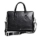 Produktbild Herren Business Aktentasche Männer große Kapazität Aktentasche multifunktionale Leder Portable Handtasche Messenger Schulter Laptop Tasche für Business für Geschäftsleute/Frauen