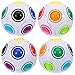 Price comparison product image 4 Pack Magic Rainbow Ball Puzzle Speed Cube Ball Toy Brain Teaser with 11 Rainbow Colors