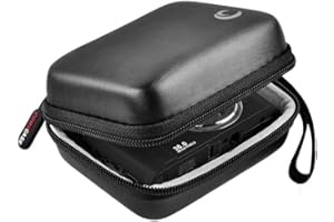 COMECASE Digitalkamera-Tasche kompatibel mit VOXPAN Digitalkamera 8X Digital Zoom HD Digitalkamera und AbergBest 21 Megapixel Studenten zubehör(schwarz)