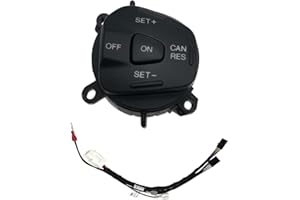 SHANGDELI Tempomat Schalter Lenkrad Tasten Tempomat Nachrüstsatz für Fiesta MK7 Ecosport 2013