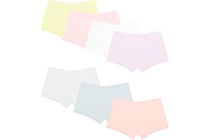 POWER FLOWER Pack de Boxer de Algodón para Niñas – Ropa Interior Suave y Transpirable, Boxer Cómodos para Niñas de 2 a 12 Años (Pack de 7)