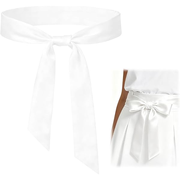 Ceinture En Satin Pour Femme 200 X 5 Cm - Décoration Pour Les